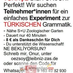 Türkçe konuşabilen katılımcılar arıyoruz