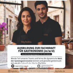Meslek – Fachkraft für Gastronomie (Ausbildung)